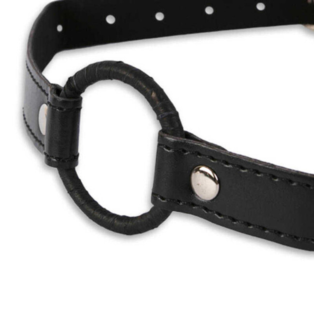 Кляп-кольцо для рта (Цвет: черный)