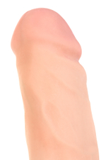 Вибратор 7 режимов вибрации на присоске телесный RealStick 17 см