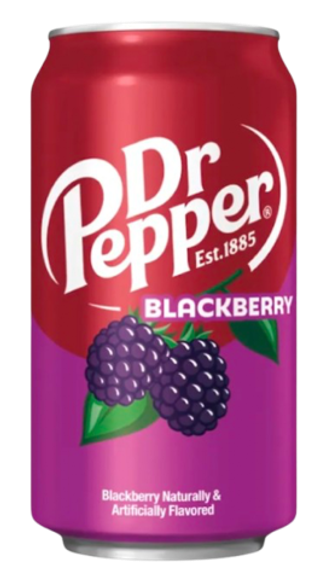 Газированный напиток Dr. Pepper со вкусом ежевики