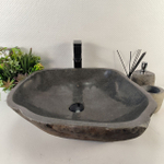 Раковина из речного камня RS-65405 52*52*16 0862