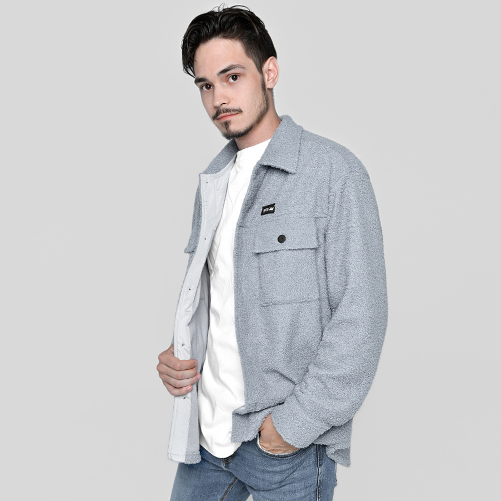 Рубашка из искусственного меха Shirt Seal Grey