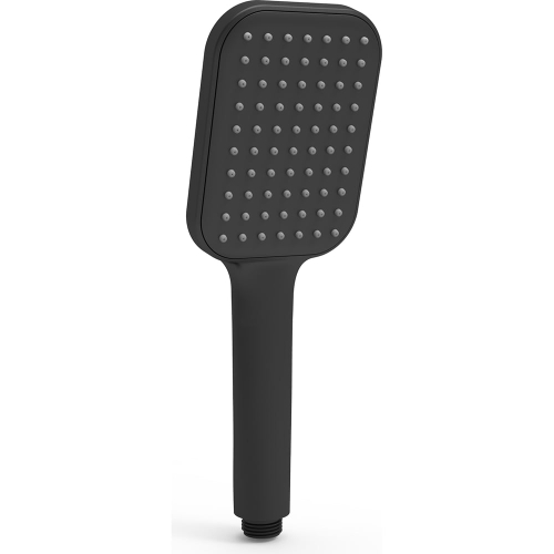 Лейка для душа Milardo ILS1FBSM18 "Ideal Spa" квадрат, 1 режим, ЧЕРНЫЙ матовый, коробка