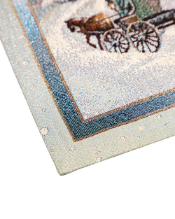 Набор салфеток подстановочных 2шт 35х50см Mix&Match Home Новогодний вечер голубой