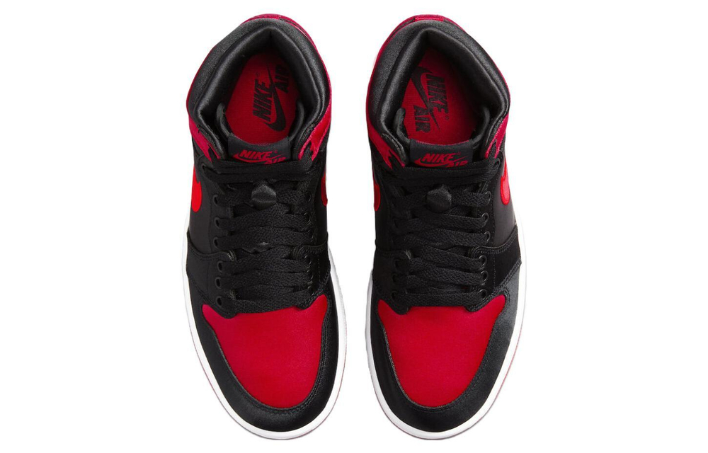 Кроссовки Jordan Air Jordan 1 High Og "Satin Bred" 2023 (Женская размерная сетка)