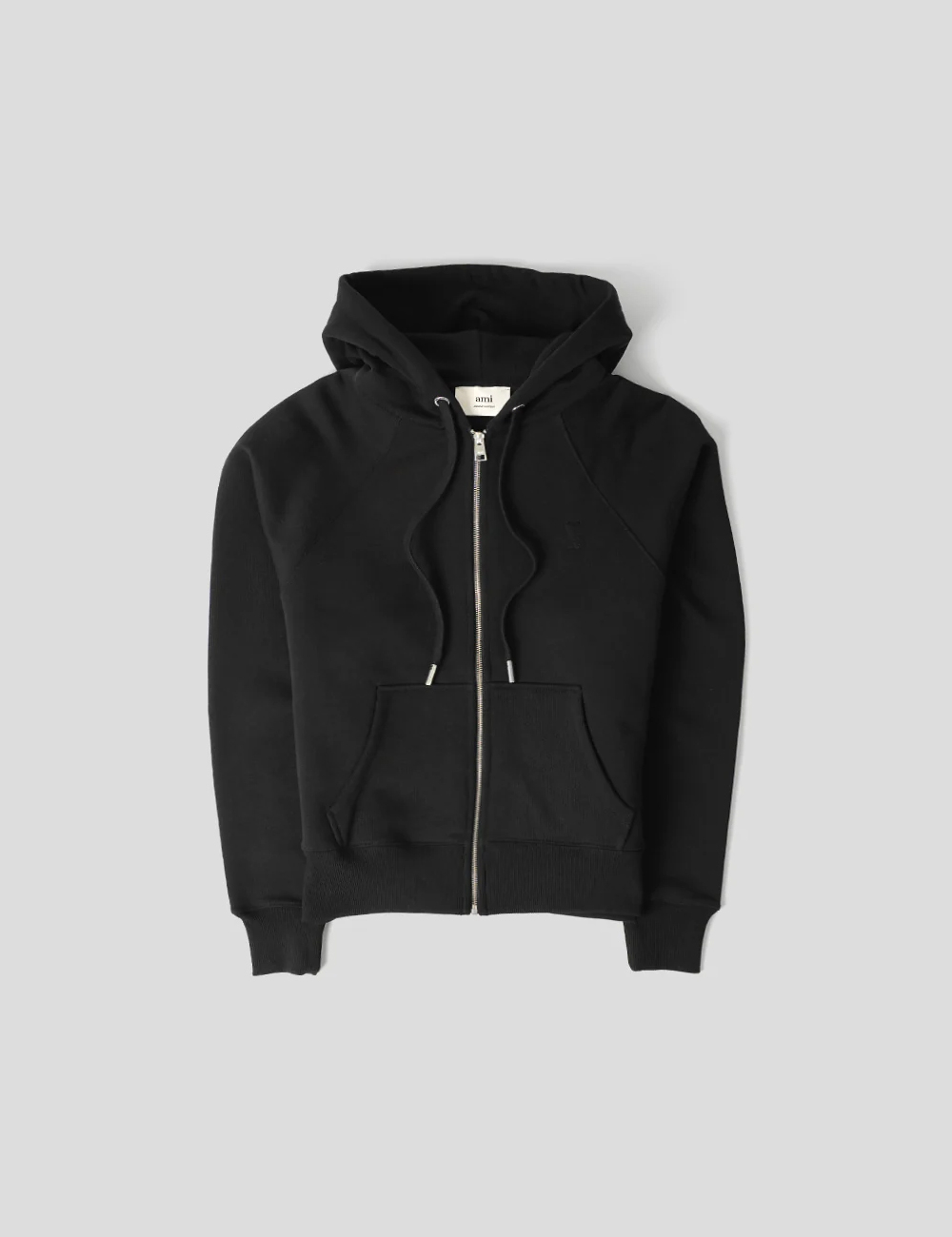 Худи на молнии AMI PARIS "Noir"