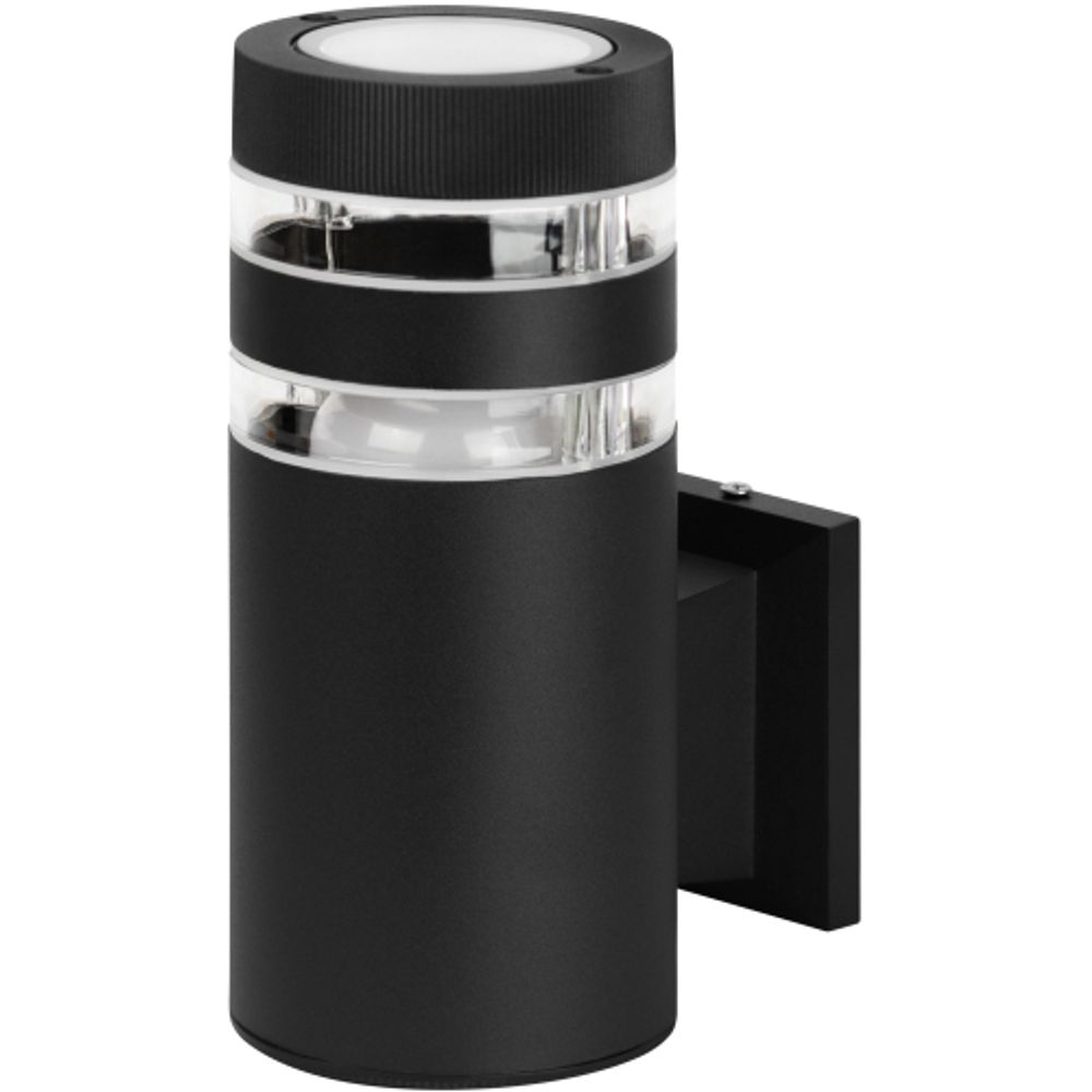 Светильник уличный настенный ЭРА «Адрия» GBW-102-BL-0200 230В 1хЕ27 max 30Вт IP54 200х150x90мм вверх черный | Садово-парковые светильники