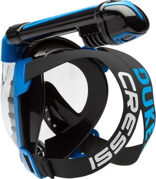 Полнолицевая маска Cressi Duke синяя/черная