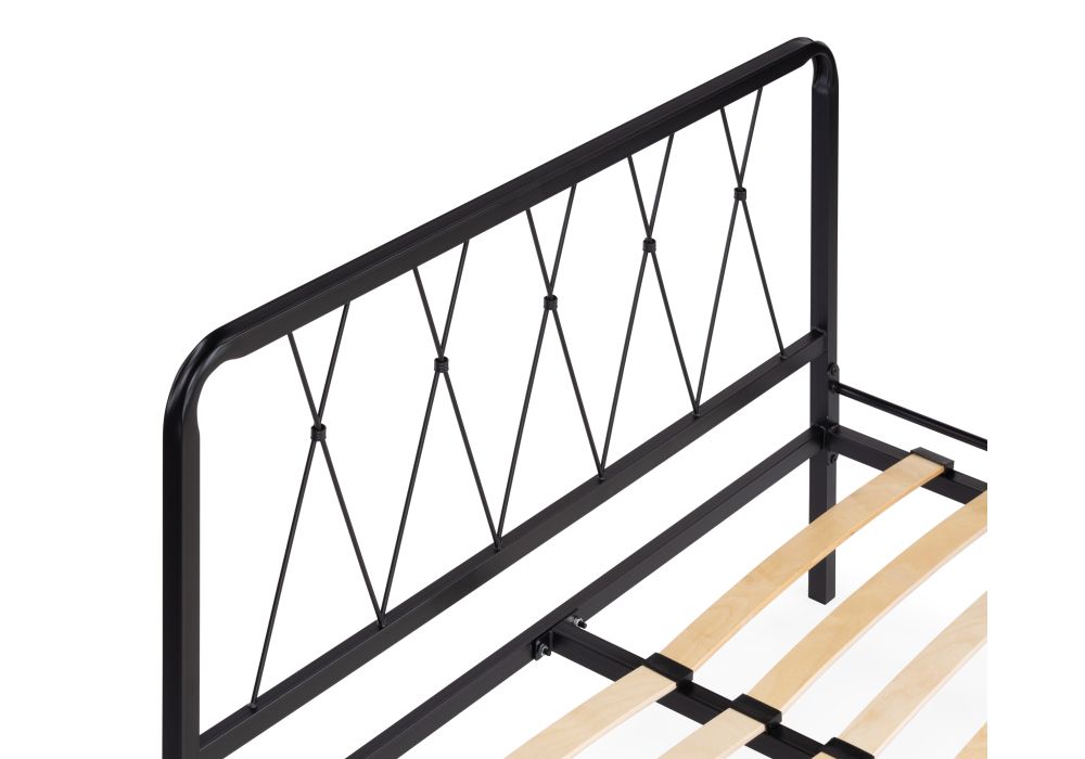 Полутораспальная кровать Иоханна 18 140х200 черная