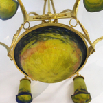 Люстра из муранского стекла и бронзы