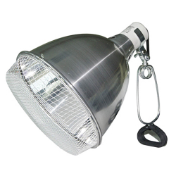 ReptiZoo RL01 светильник металлический с защитной сеткой 60 Вт