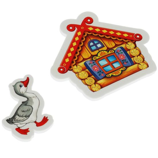 Игрушка пластизоль для ванны набор стикеров Ева овощи 10 шт, сетка КАПИТОШКА