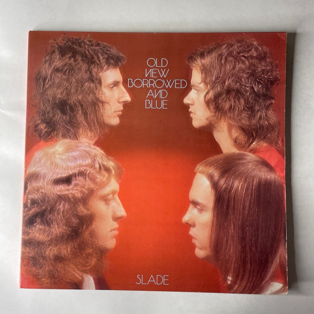 Винтажная виниловая пластинка LP Slade, Old New Borrowed And Blue (Нидерланды 1974)