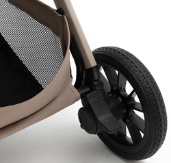 Коляска Agex Prima Pro 3 в 1 с автокреслом i-Safe Black APP232 Beige (Бежевый)