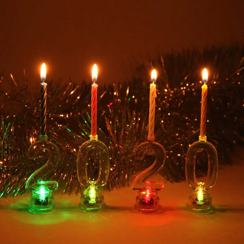 Свеча для торта с подсветкой Цифра «2»