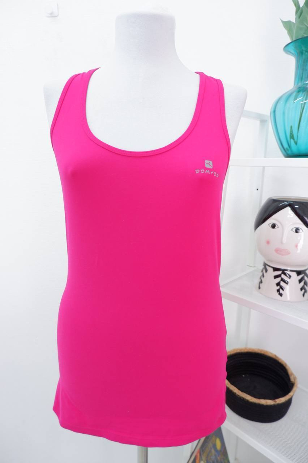 Топ Domyos спортивный розовый 44 размер