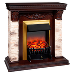 Каминокомплект Real Flame Patricia STD NT с очагом Fobos Lux Brass