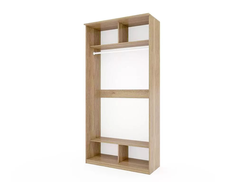 Шкаф купе Модерн 1190х600 2-х дверный зеркало ясень