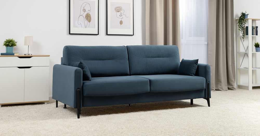 Барселона диван-кровать (синий)
