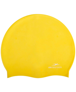 Шапочка для плавания Nuance Yellow, силикон, детский