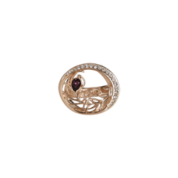 "Фифи" кольцо в золотом покрытии из коллекции "Жар-птица" от Jenavi