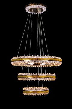 Подвесная люстра LED 166W 3000К/4000К/5500К LE7720/800-3K Gold золото Michel Leon