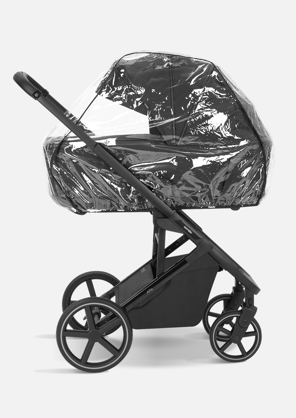 Carrello Коляска 2 в 1 Alfa (Rock Black 2025)