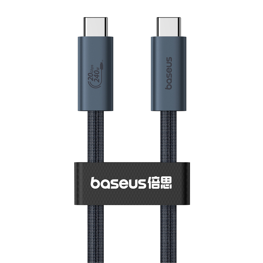 USB-C Кабель Baseus Flash 2 USB4 Charging+Data 8K@60Hz 20Gbps 240W 1.8m - Cluster Black