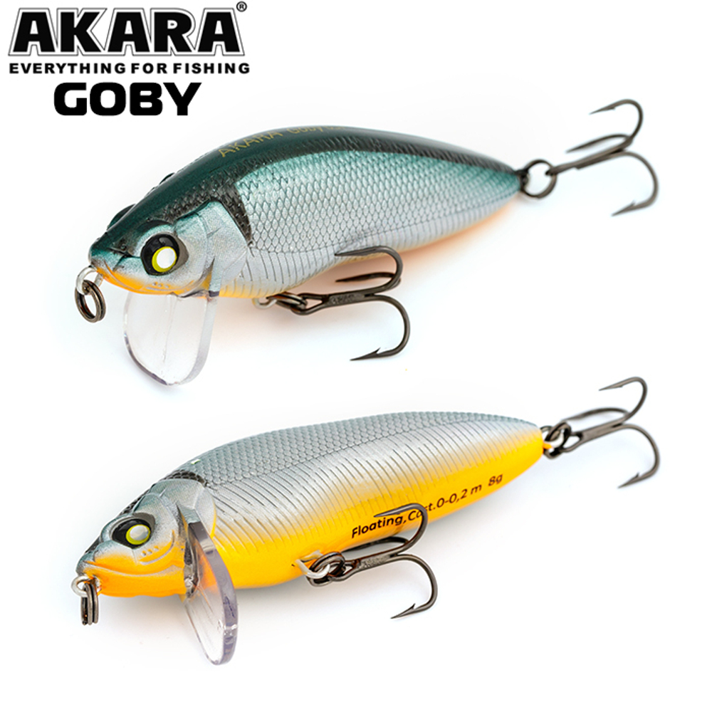 Воблер Akara Goby 65F 8 гр. (2/7 oz 2,6 in) A23