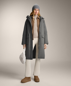 Oysho Термофутболка Base Layer с контрастными деталями в рубчик, светлый серо-коричневый