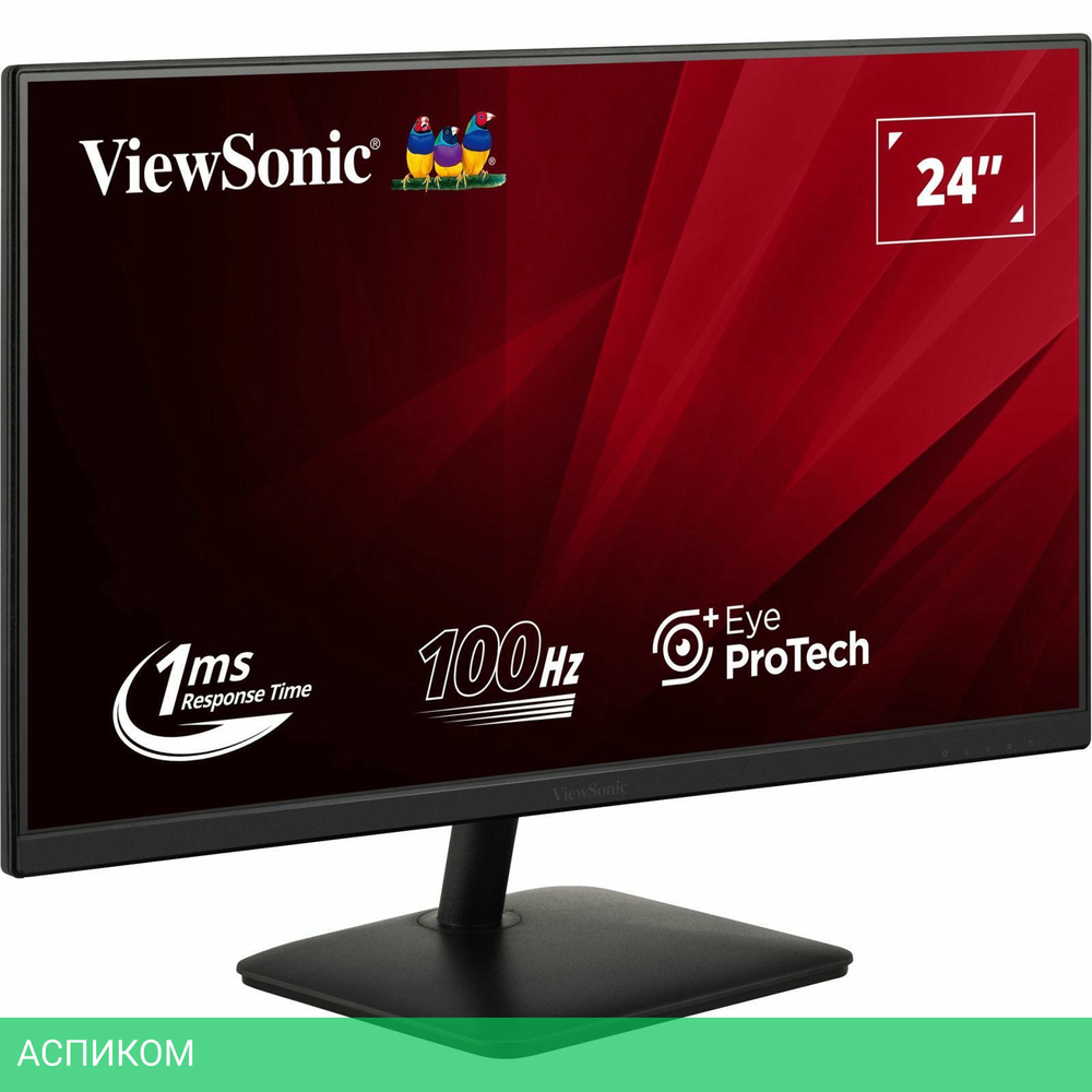Монитор ViewSonic VA2408-MHDB черный