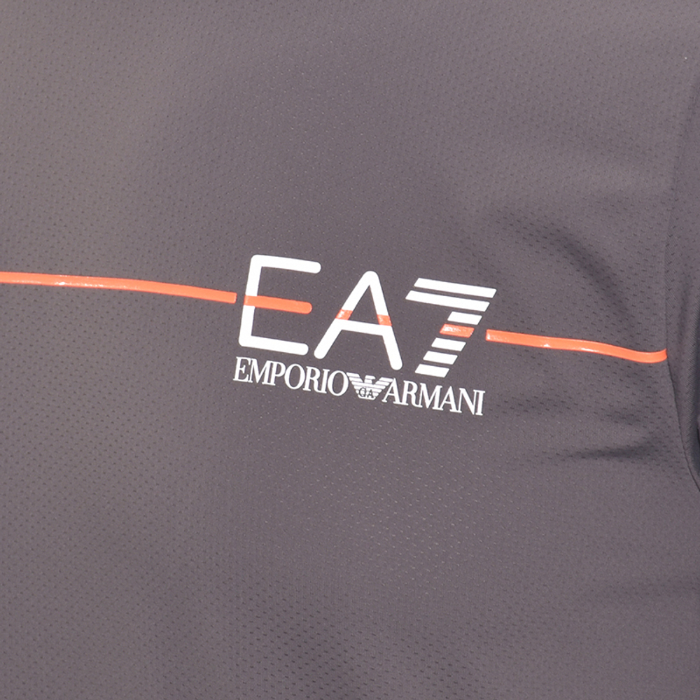 Мужская теннисная футболка EA7 Man Jersey T-Shirt - raven