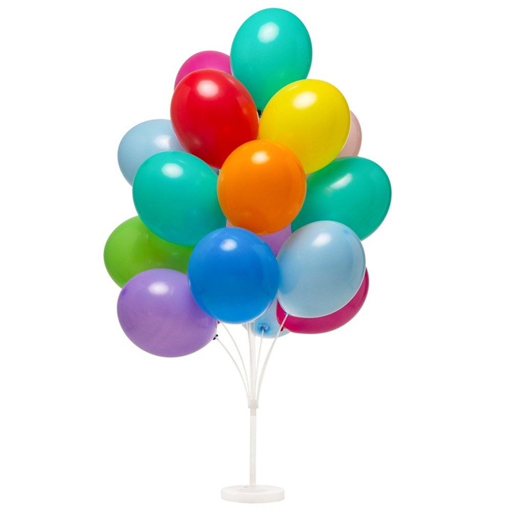 Держатель Стойка 160 см Для 19 шаров Напольная (Пластик)