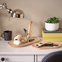IKEA SMÖRLING  (ИКЕА СМÖРЛИНГ)  -  Поднос, комплект из 2 штук, бук