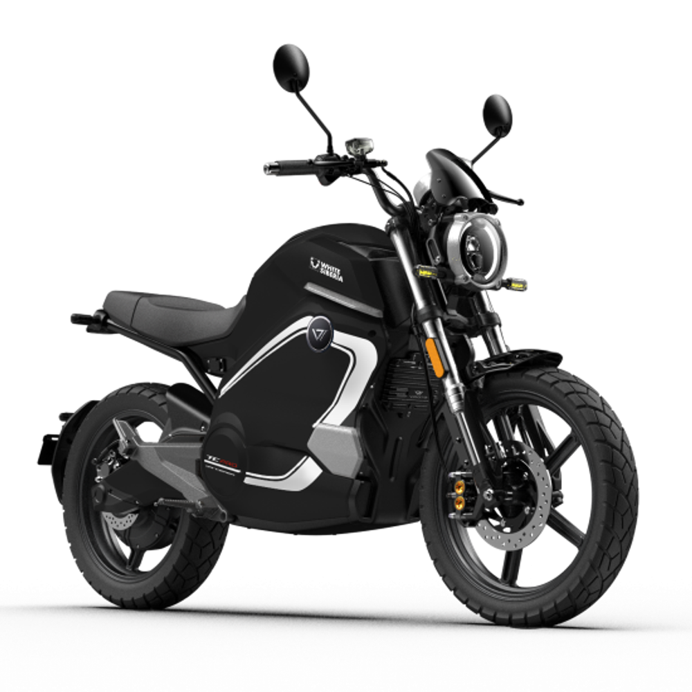 Электромотоцикл WHITE SIBERIA SUPER SOCO TC WANDERER PRO Черный