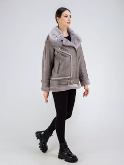 Дубленка авиатор натуральная зимняя