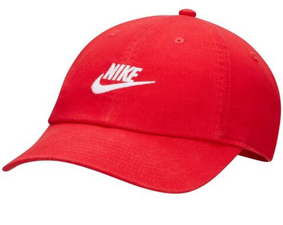 Теннисная кепка Nike Club Unstructured Futura Wash Cap - university red/black