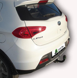 Фаркоп(прицепное) Лидер-Плюс для LIFAN X 50 2015-...(паспорт и сертификат в комплекте)(без электрики)L302-A