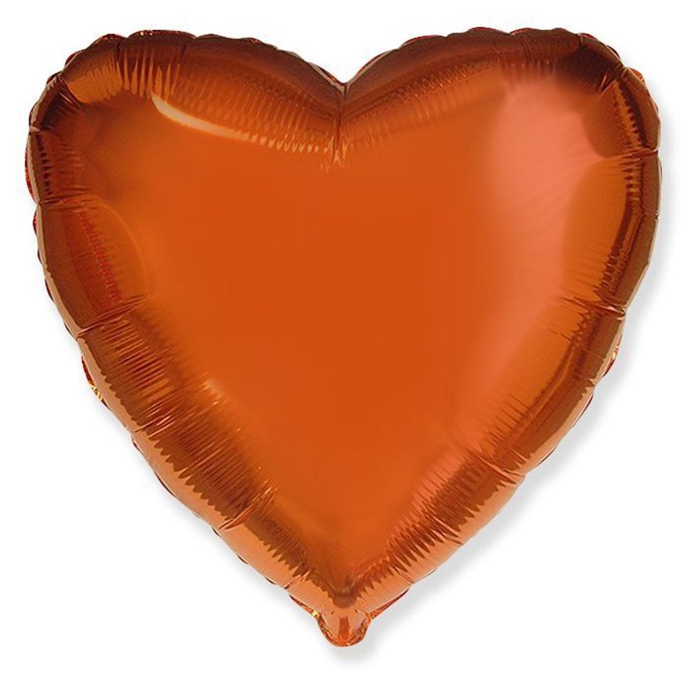 Сердце 18&quot; Оранжевый / Orange Fm