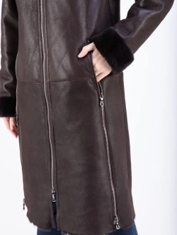 дубленка женская натуральная длинная зима Турция