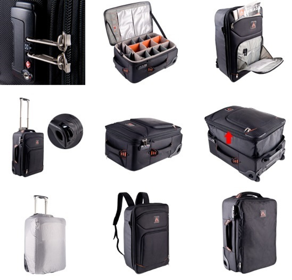 E-IMAGE EB0936 Transformer M20 Сумка-трансформер для фото-видеооборудования на колесах
