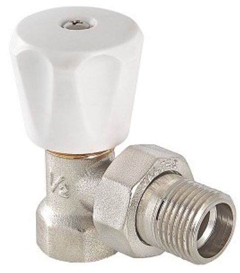 Клапан регулирующий Valtec 3/4" угловой компактный арт. VT.007.LN.05 для радиаторов