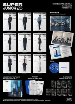Альбом SUPER JUNIOR - Super Junior25 (Photobook Ver.)