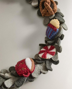 ZARA HOME УКРАШЕНИЕ «РОЖДЕСТВЕНСКИЙ ВЕНОК», РАЗНОЦВЕТНЫЙ