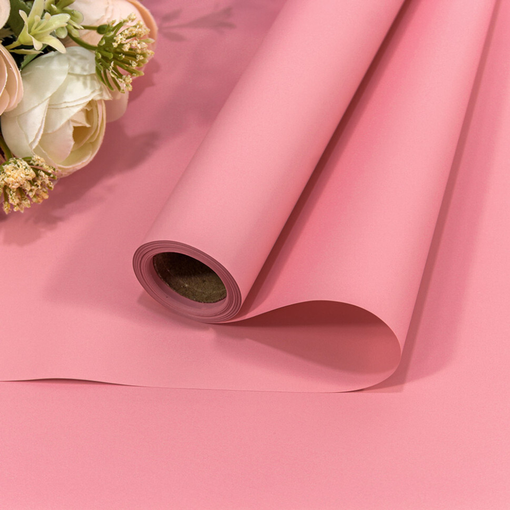 Пленка В рулоне 10 м х 58 см "Корейская" (Розовый)