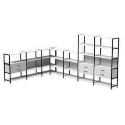 Набор стеллажных систем №19 Everprof EVO 2440x3630x1840