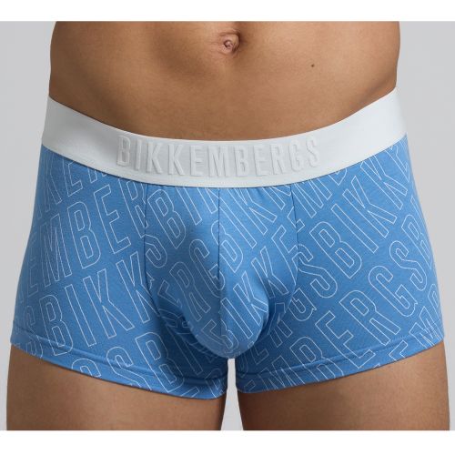 Мужские трусы хипсы (белый, голубой, темно-синий) набор 3 в 1 Bikkembergs DIAGONAL BKK51UTR23TR/3