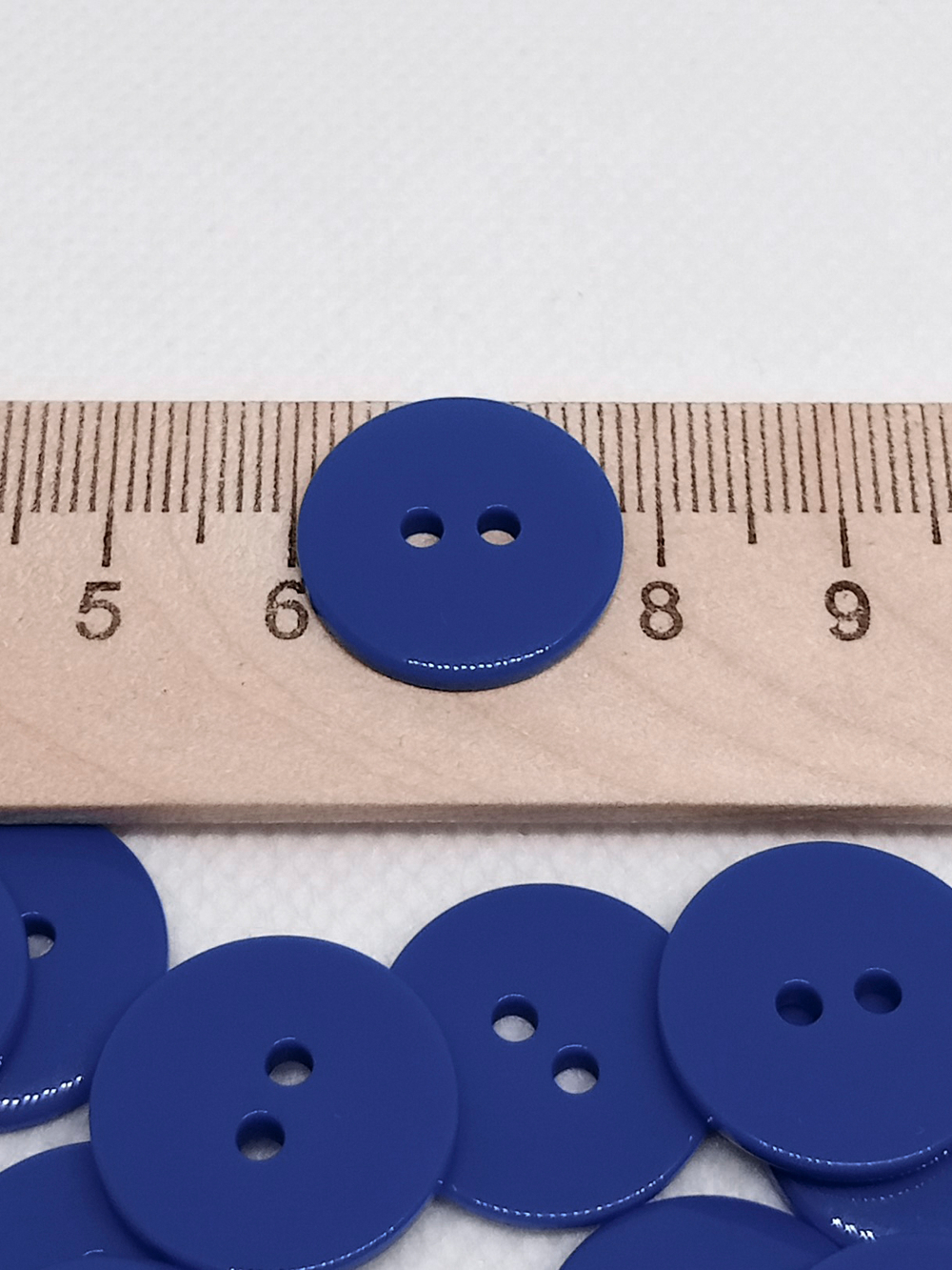 Пуговица 28L (18мм) 2 прокола, пластик, 1 шт