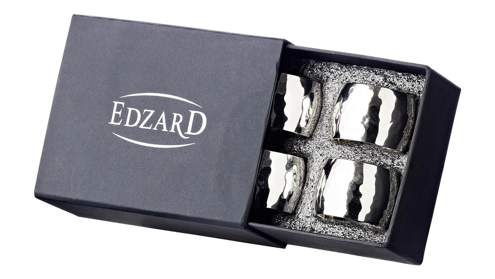 Набор колец для салфеток 4шт 4см Edzard Флюкс