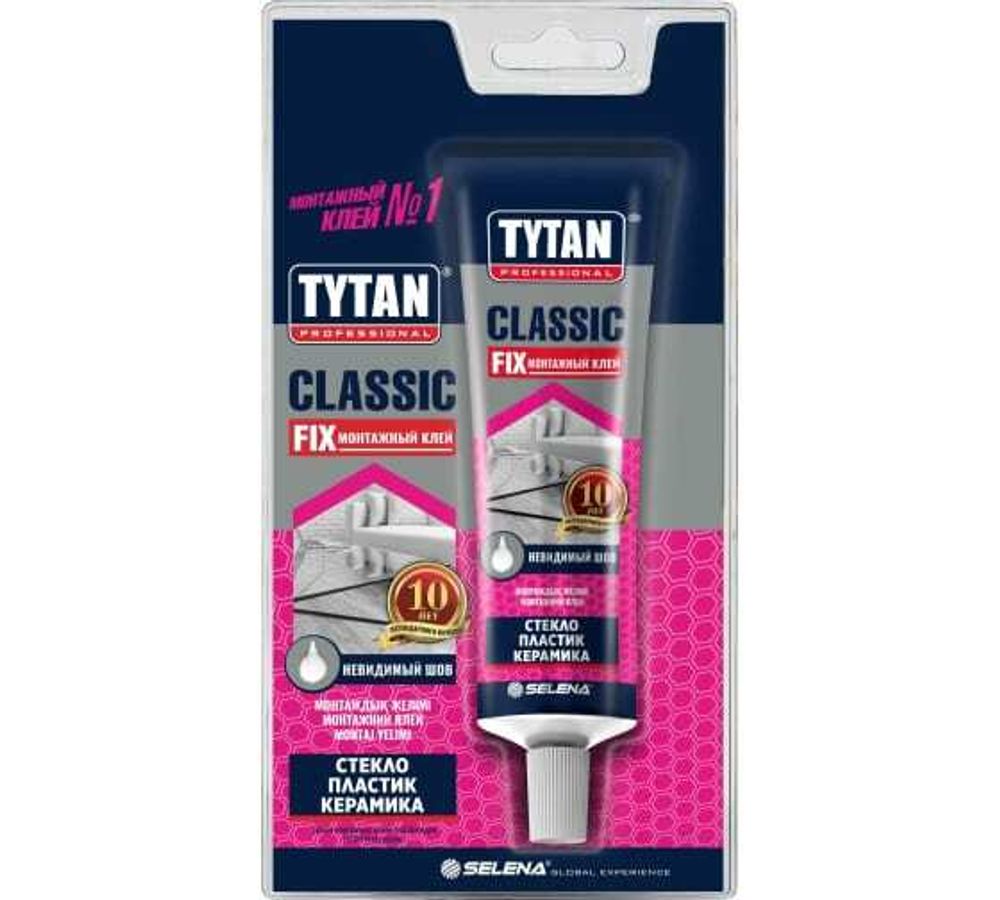 Клей Титан Фикс 100мл монтажный прозрачный Classic