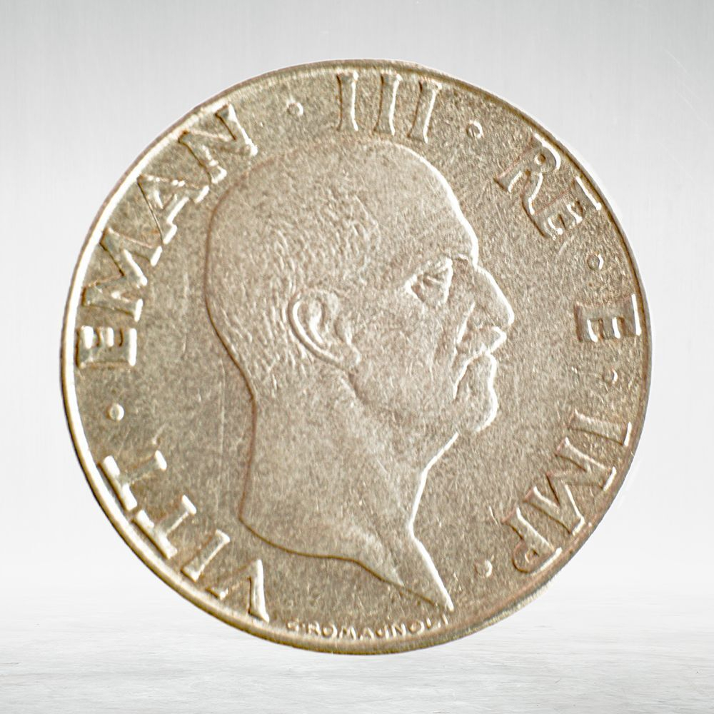 Italy 50 Centesimi 1940 R "Victor Emmanuel III - Eagle and Fasces", XF